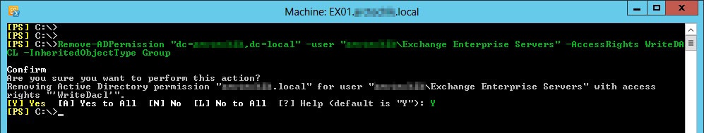 Remove Write DACL inherit (group) from the root domain - Welcome to www ...
