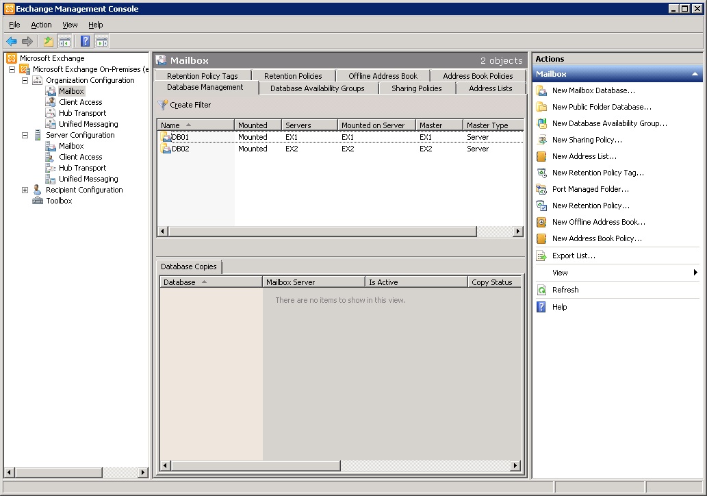 Exchange 2010 DAG Step by Step