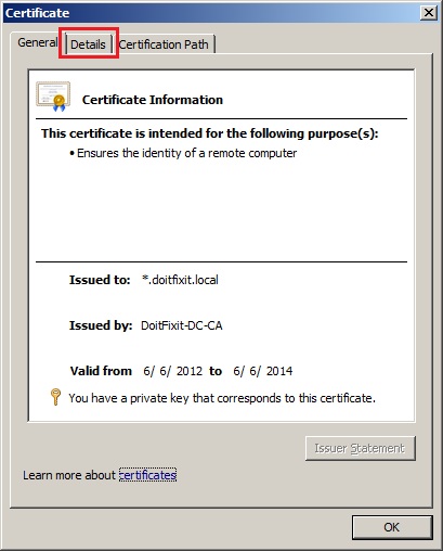 generate certificate fortigate