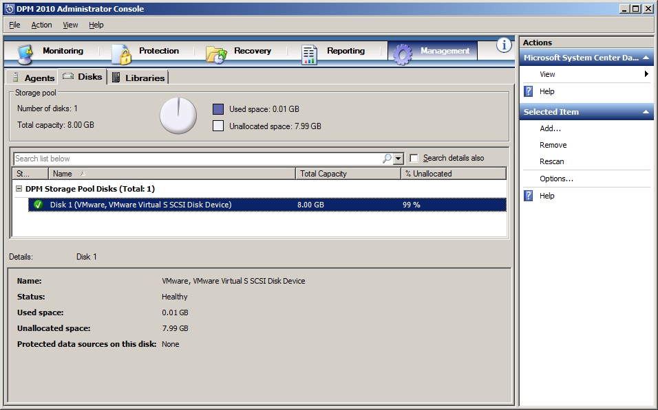 Data Protection Manager (DPM) 2010 Backup and Restore Exchange Server ...