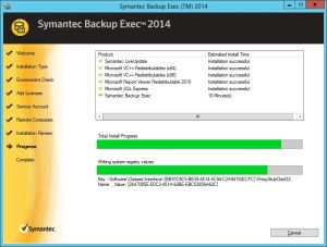 BackupExec 2014 Step by Step Installation